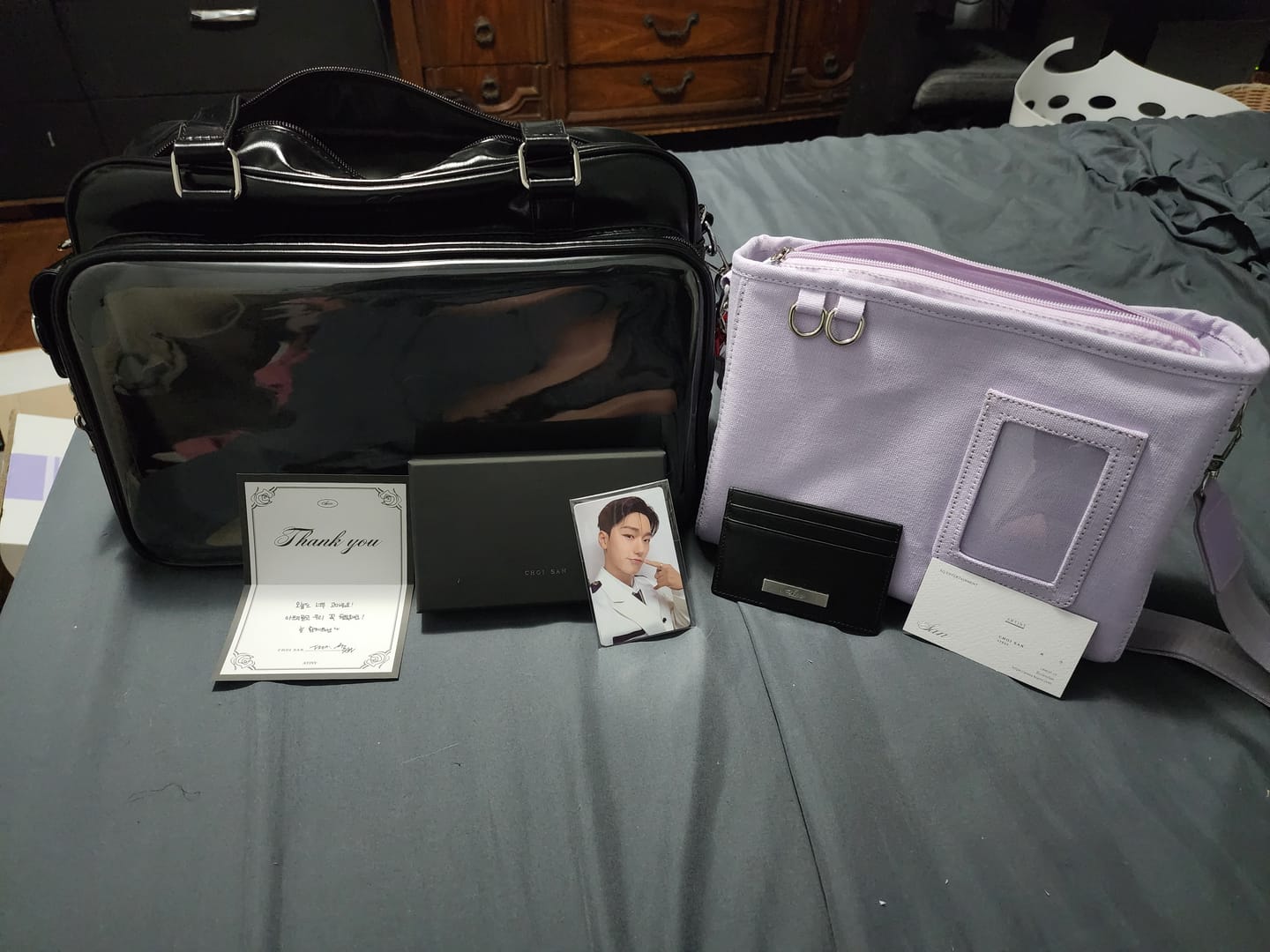 Customer photo review of ATEEZ SAN - SAN CARD WALLET : IN TINY POCKET