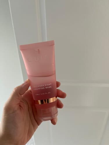 Customer photo review of Korean Collagen Night Wrapping Mask