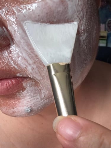 Customer photo review of Collagen Milky Glow Daytime Wrapping Mask