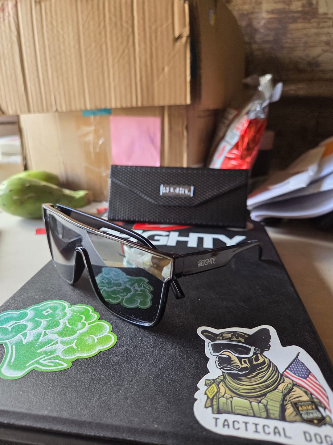 Customer photo review of 80Eighty® Polarized Murk Sunglasses