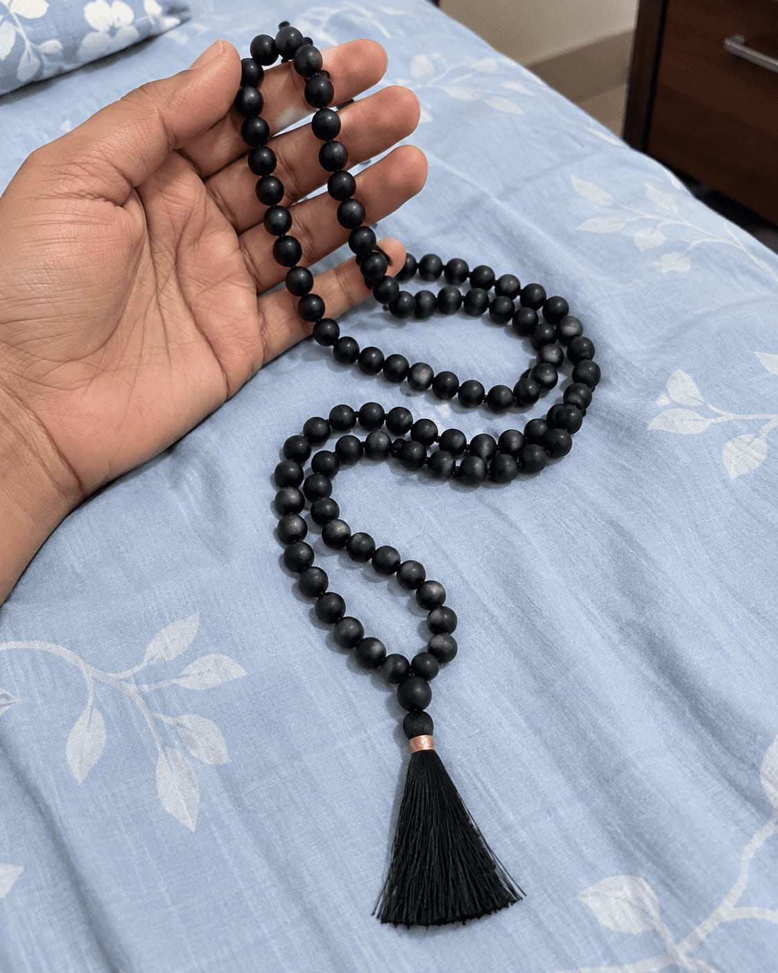Customer photo review of Karungali Mala