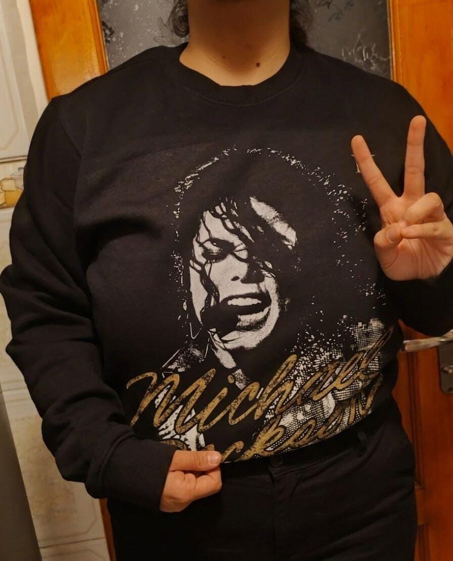 Customer photo review of Polerón Michael Jackson  | Leyenda del Pop