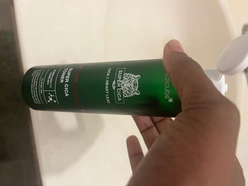 Customer photo review of Super Cica Toner