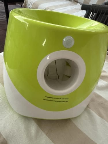 Customer photo review of Muffly™ Automatic Dog Ball Launcher Pro