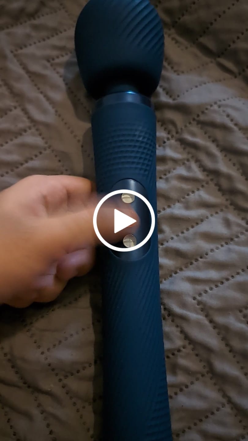 Customer video review of Fun Factory Vim Wand Vibrator - Nightblue
