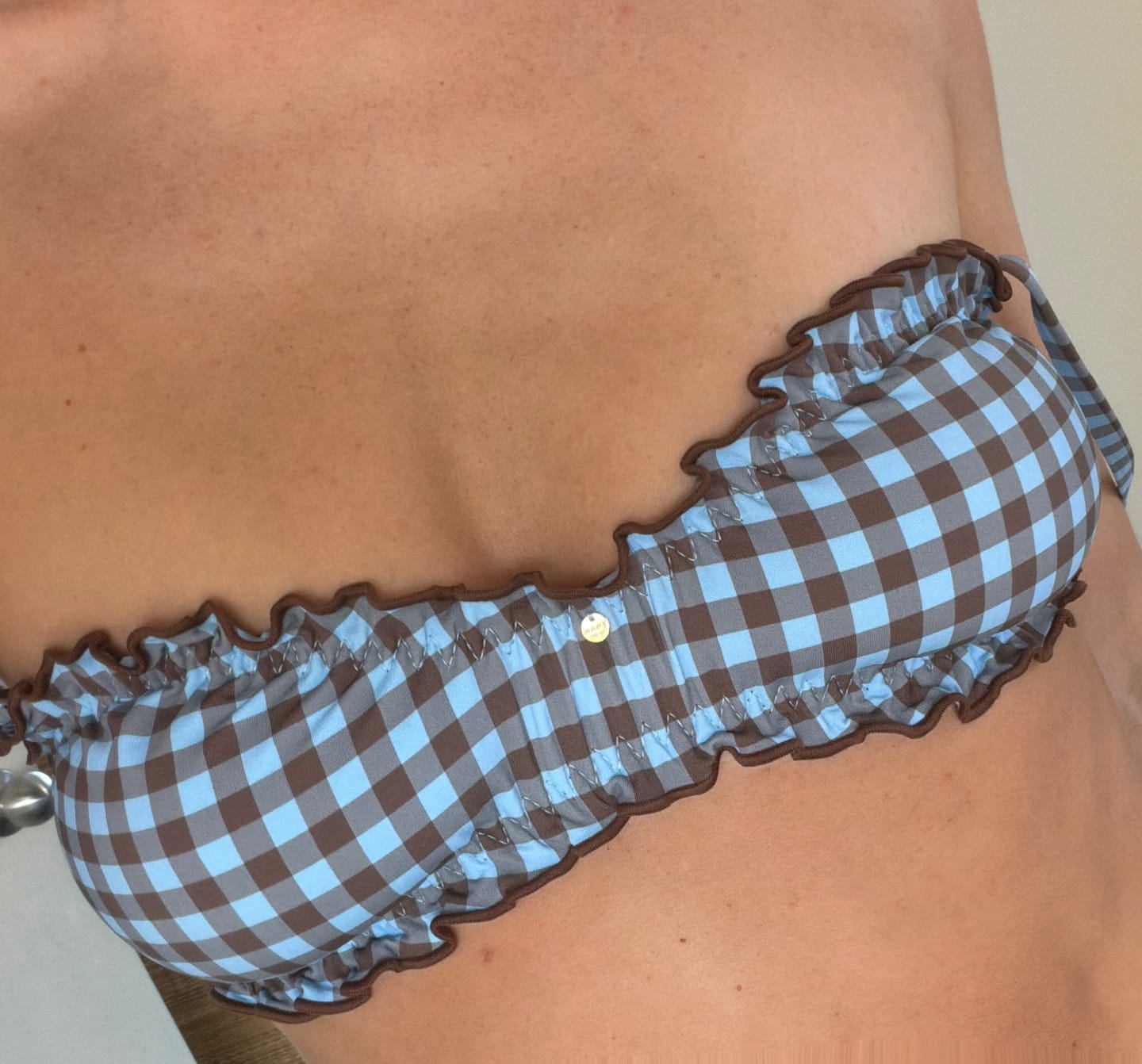 Customer photo review of Chelsea Bikini Bottom - Gingham