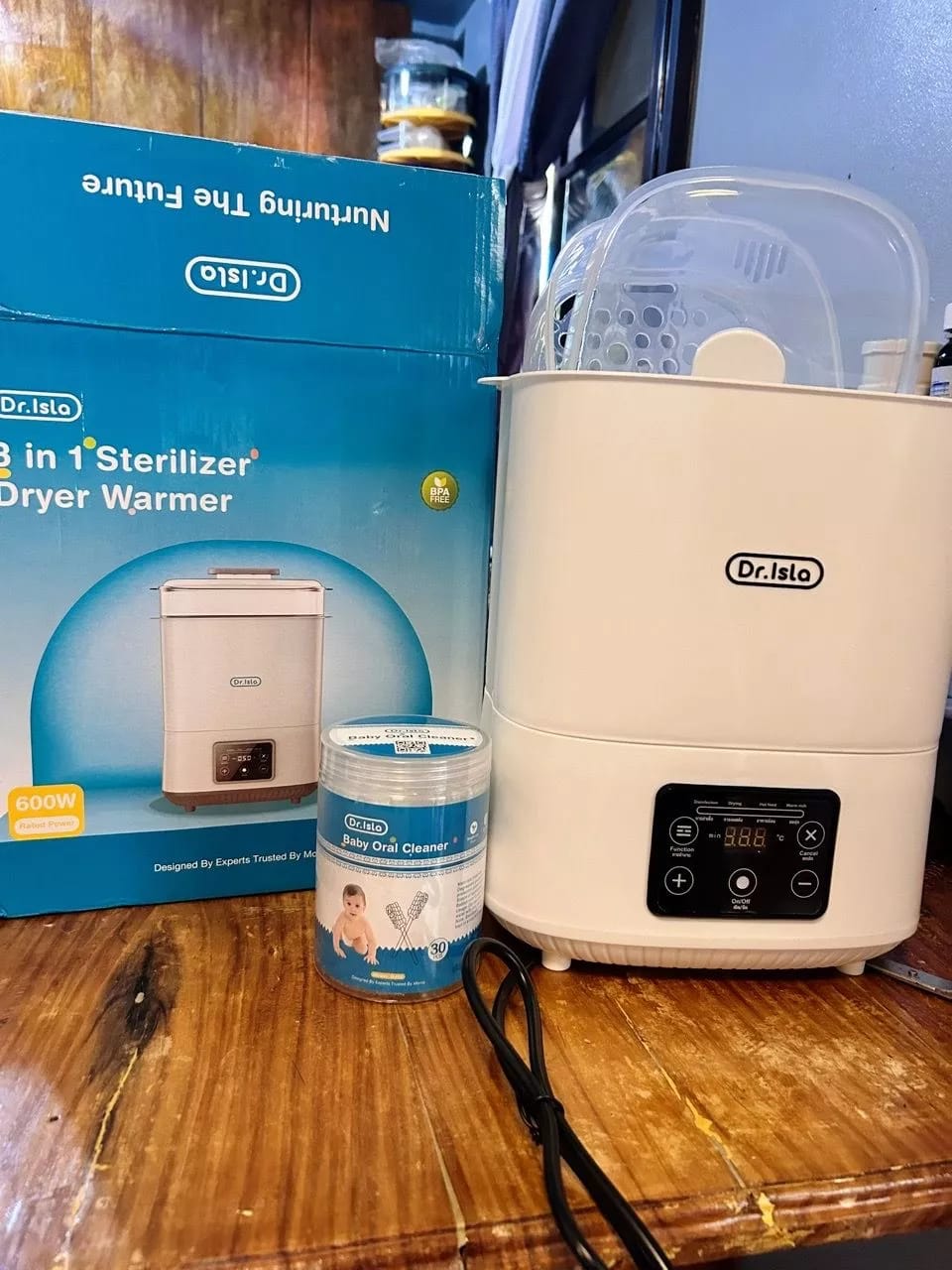 Customer photo review of 5 in 1 Baby Bottle Sterilizer With Drying Bottle Heater Capacity Auto Shut-Off