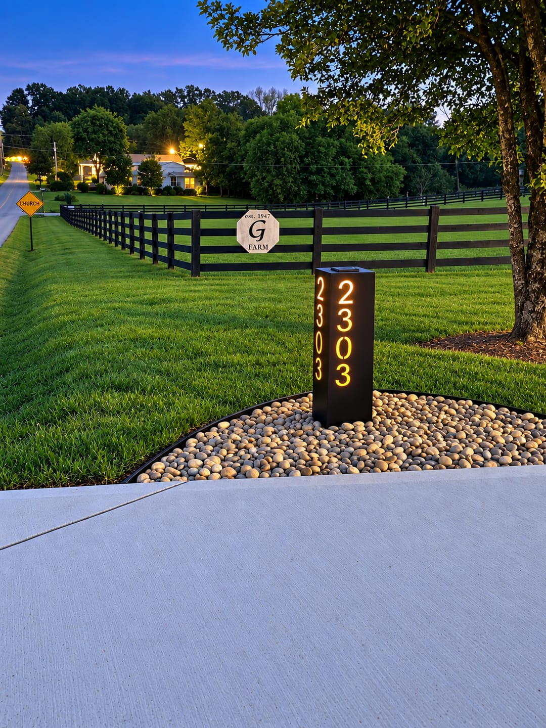 Customer photo review of White Translucent Inserts for The Address Column - Optional Upgrade