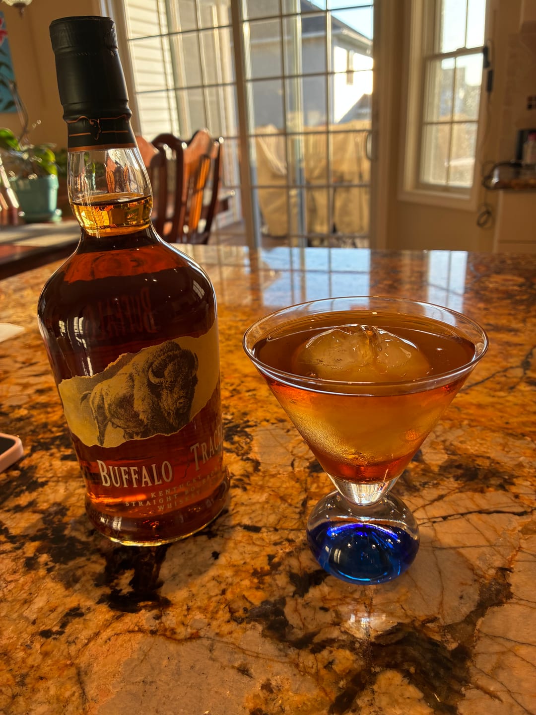 Customer photo review of Buffalo Trace Bourbon Whiskey 6 Pack