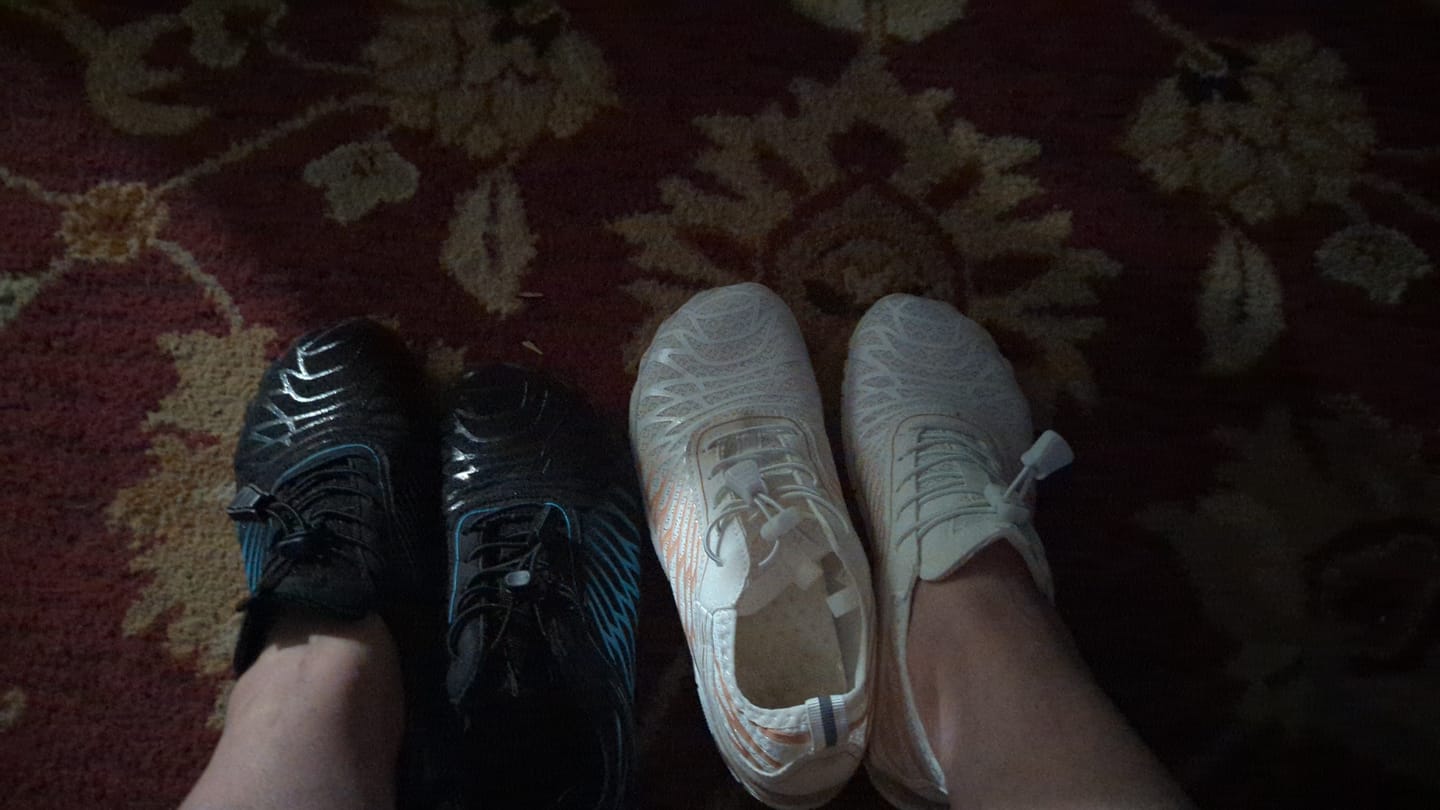 Customer photo review of Finally Walk Pain-Free Again With Our Grounding Barefoot Shoes