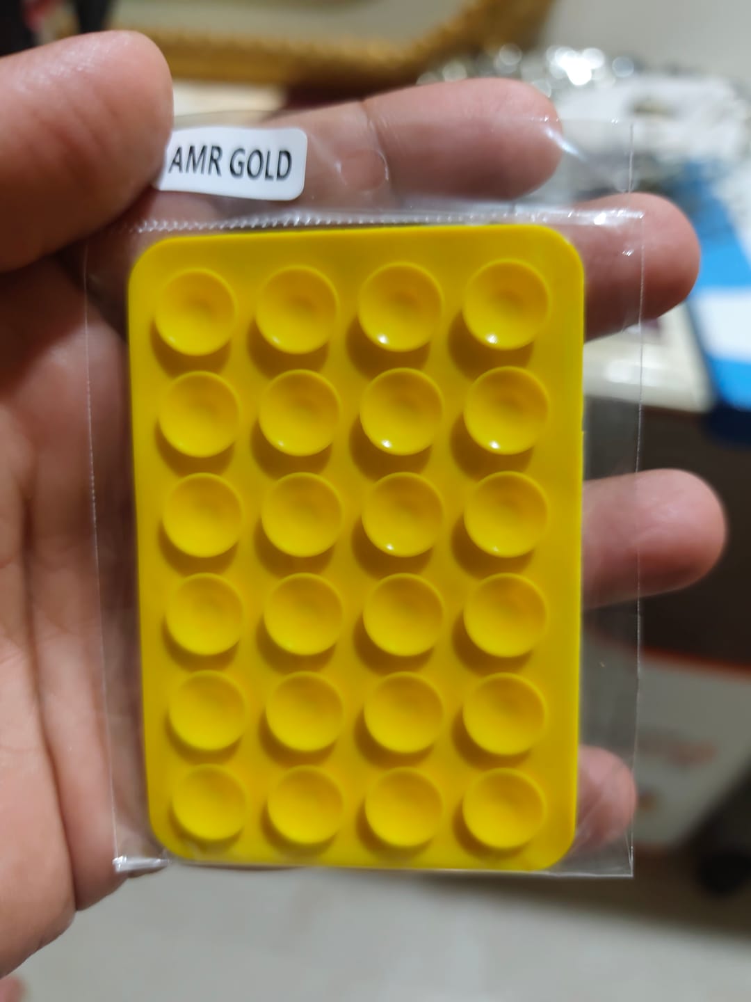 Customer photo review of Sticky Pod for Phone