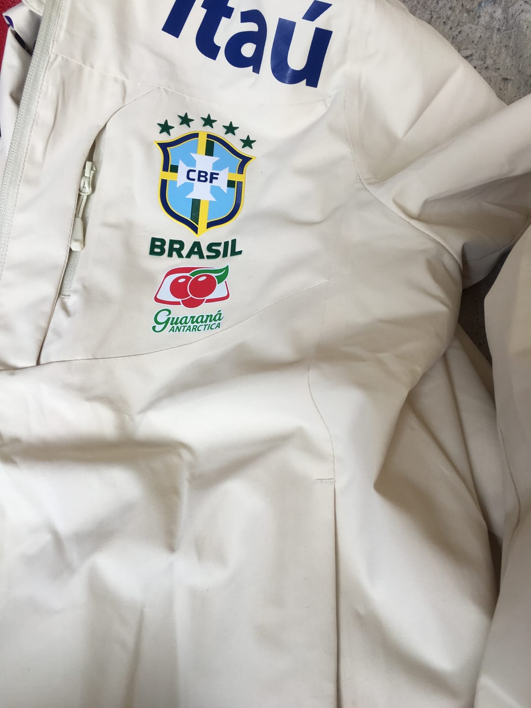 Customer photo review of Brazil Windproof Jacket-Off White - Beige