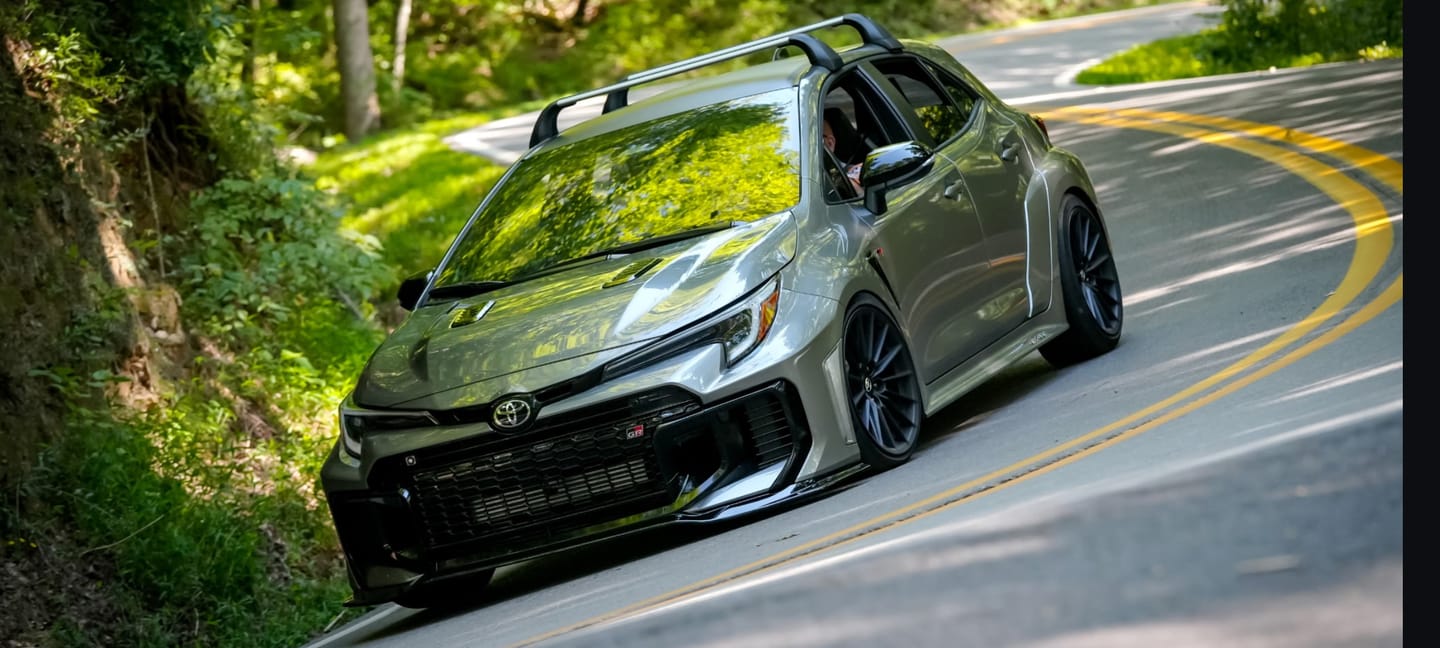 Customer photo review of 2025-Up GR Corolla GR Package Front Splitter Lip w/ Side Skirts