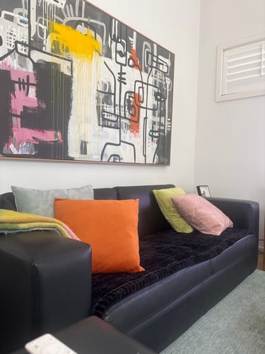 Customer photo review of Cosy Couch - Couch Cover