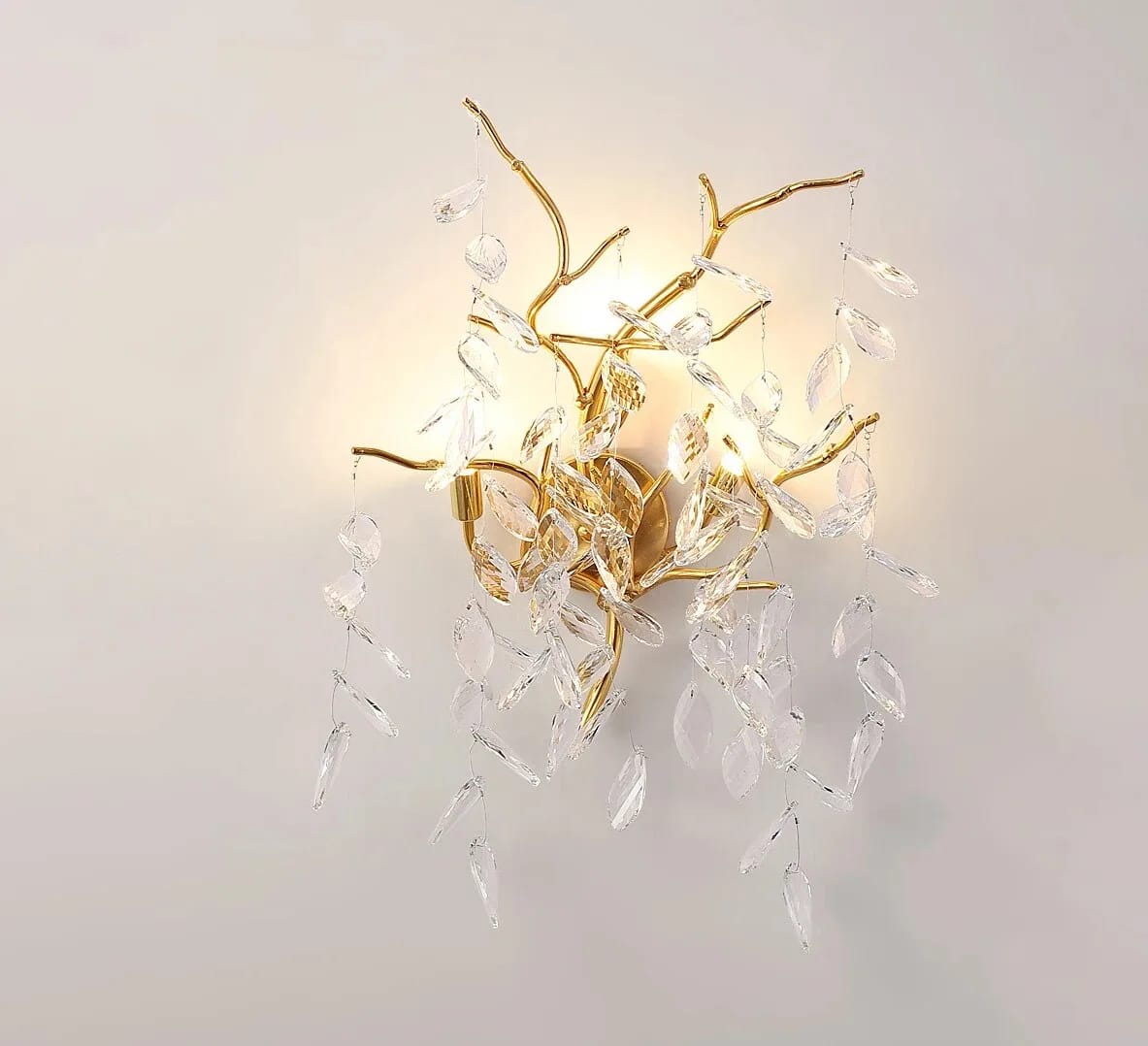 Customer photo review of Crystal Chandelier for Staircase, Cut Crystal Tiers, 80 cm