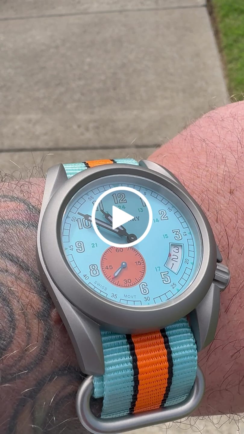 Customer video review of VOYAGER 38 - 100M Waterproof Titanium Field Watch | 917G