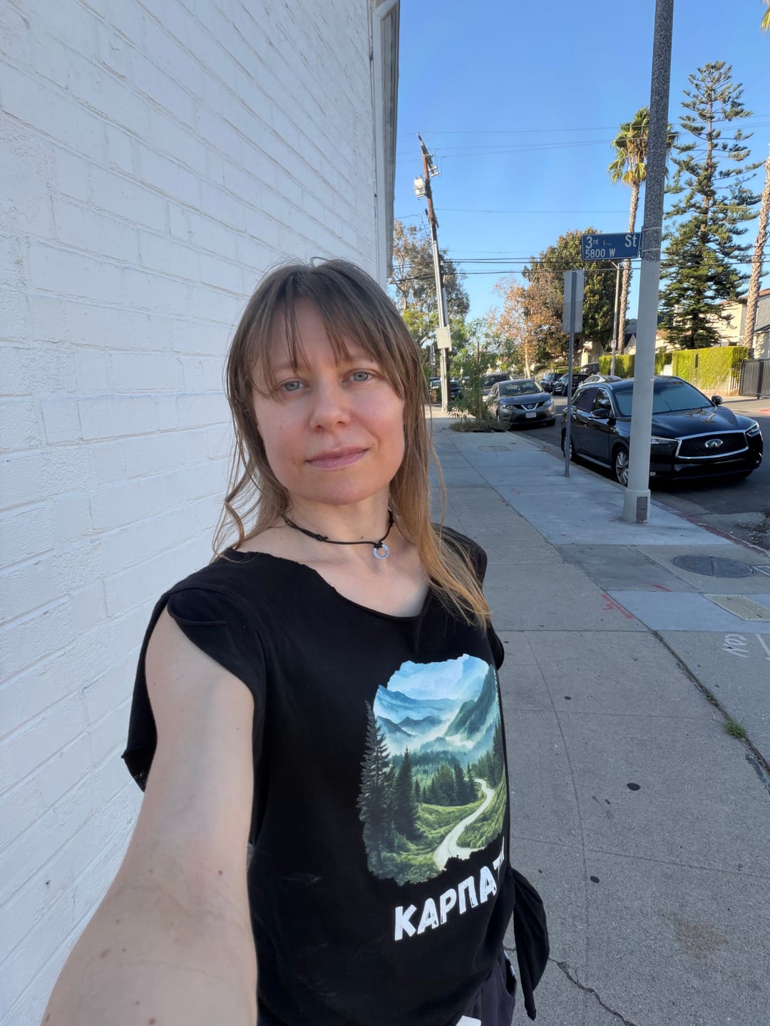 Customer photo review of Карпати (Carpathian Mountains) T-Shirt