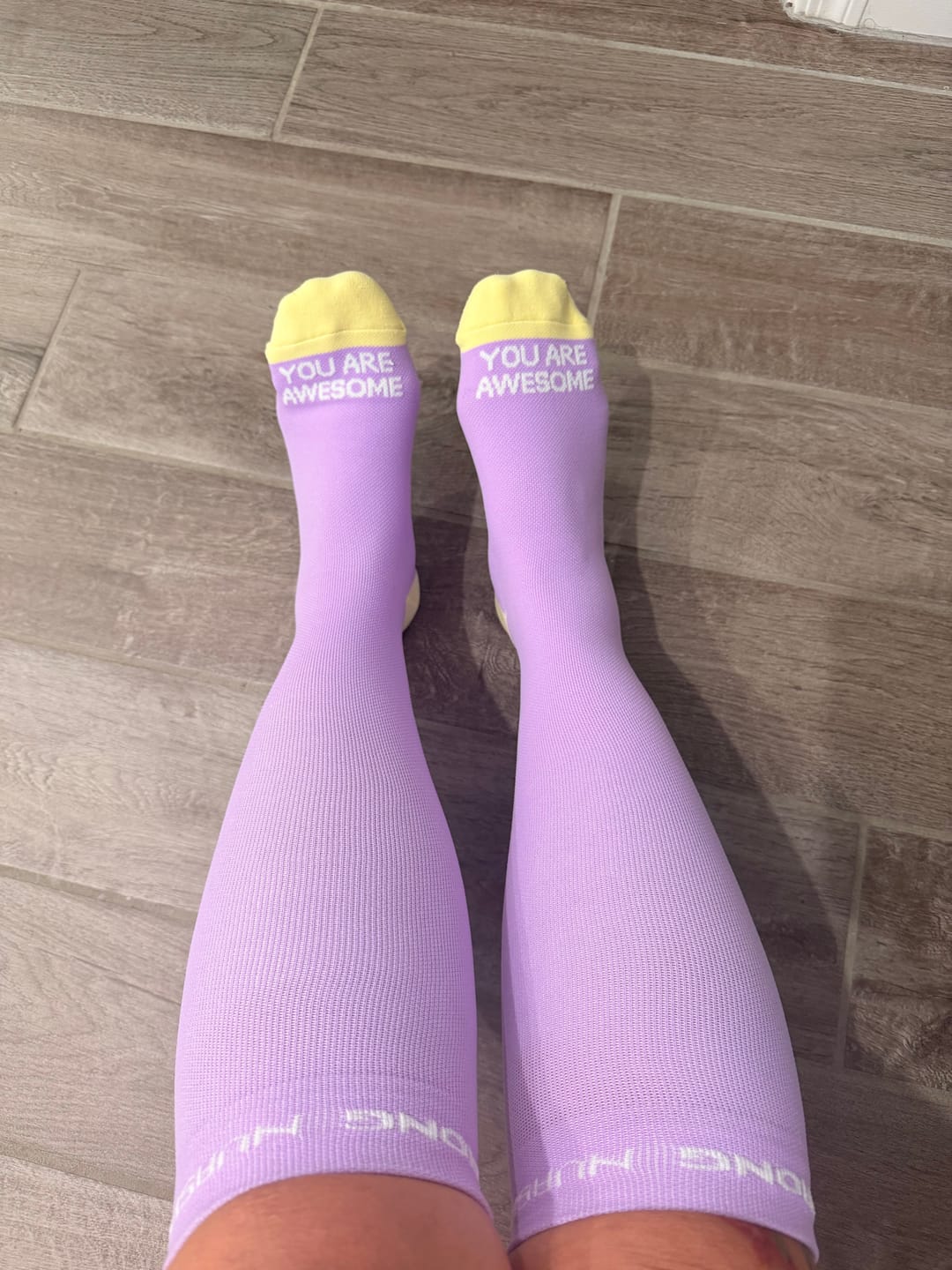 Customer photo review of NurseStrong Performance Compression Socks