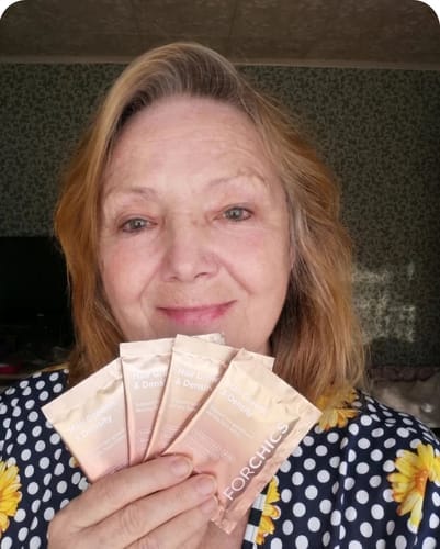 Customer photo review of ForChics Hair Growth Density
