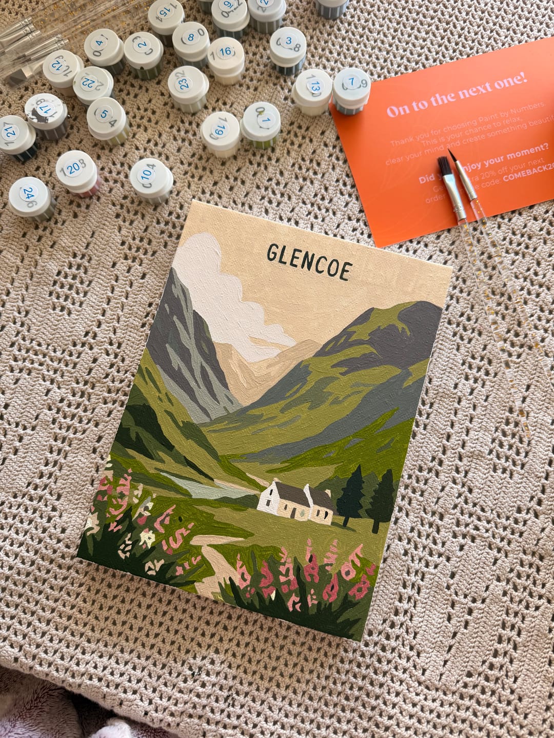 Customer photo review of 6 Mini Paintings - Loch Ness Set