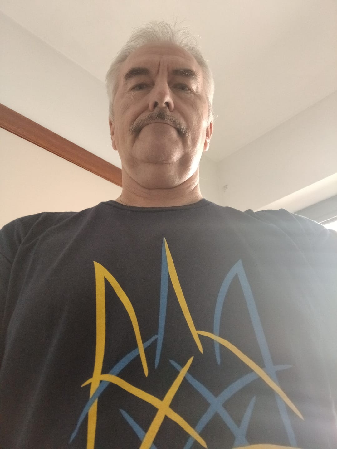 Customer photo review of Abstract Tryzub T-Shirt