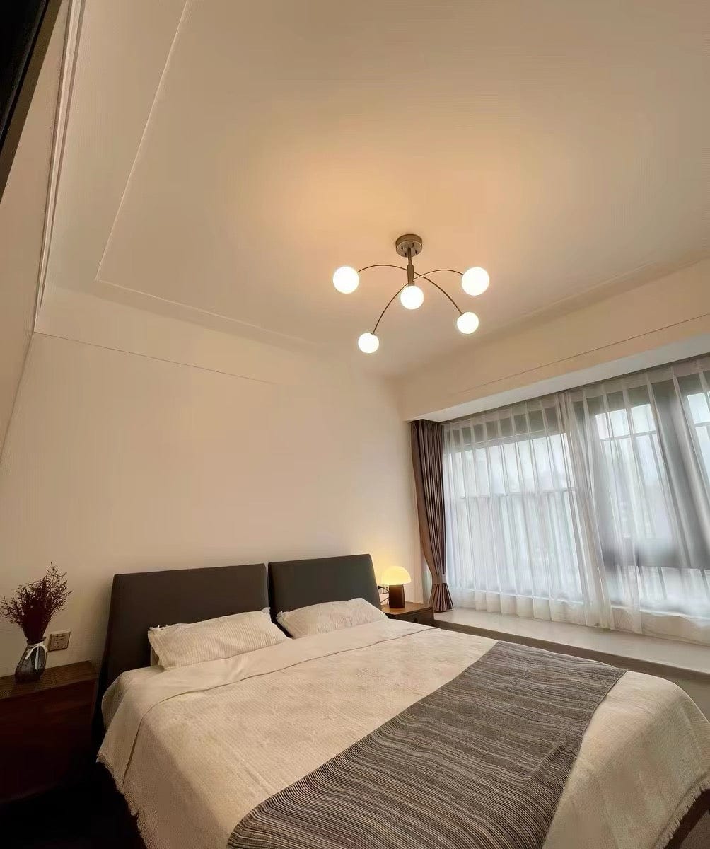Customer photo review of Arc Sphere Chandelier