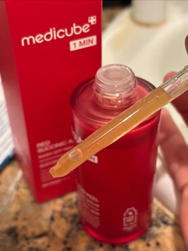 Customer photo review of 21% Red Succinic Acid Cleansing Booster Serum