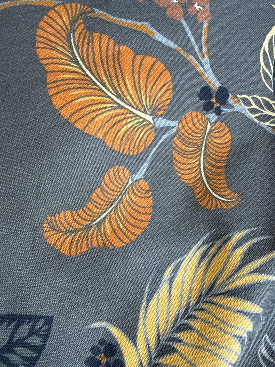 Customer photo review of Forest Flourish Cotton Canvas Fabric