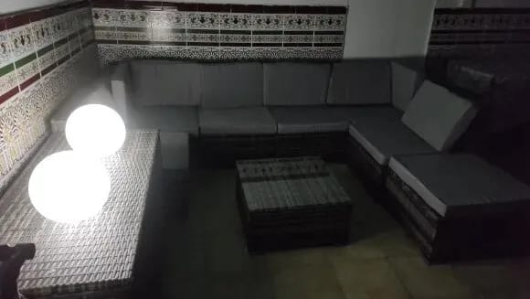 Customer photo review of White Floor Lamp for Living Room, Glowing Sphere, 36 cm