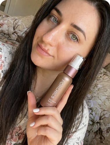 Customer photo review of ForChics Hair Growth Spray