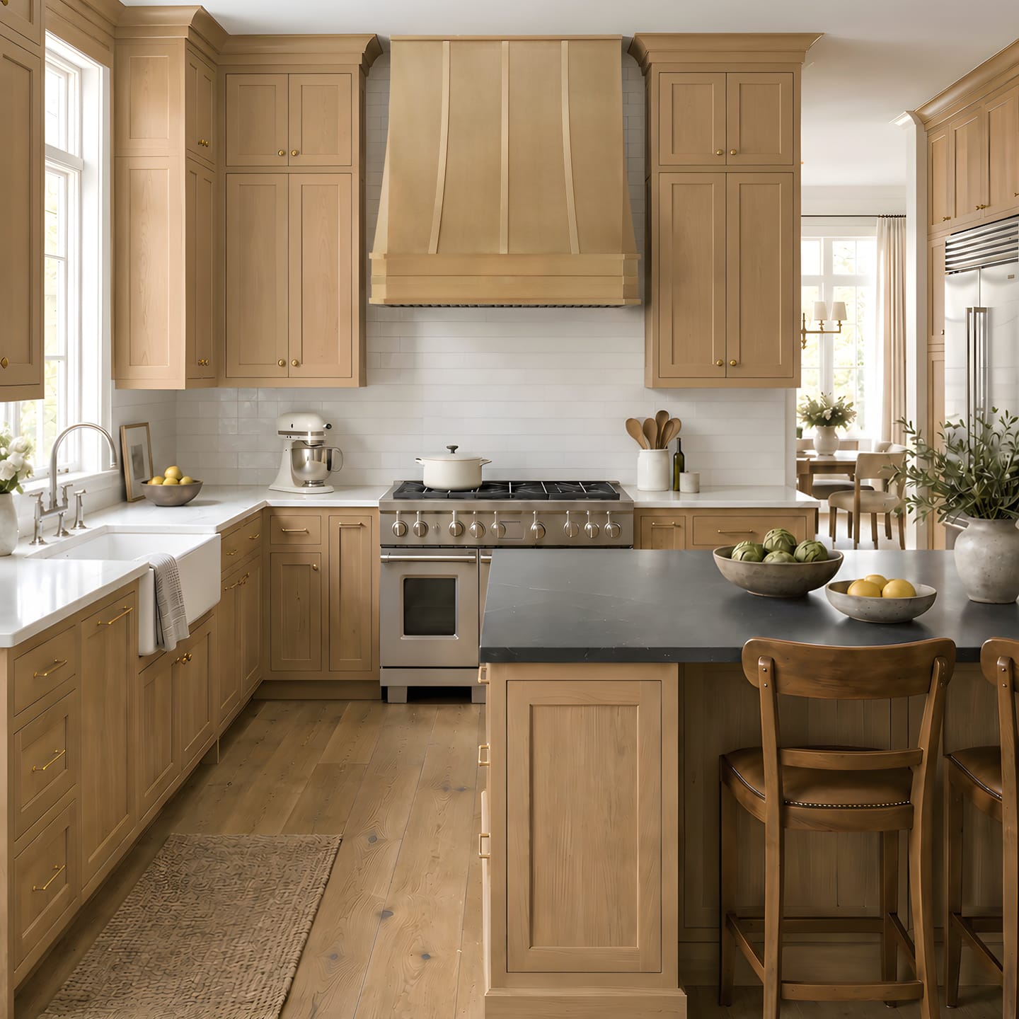 Customer photo review of Best Seller CKH Sleek Brushed Brass Range Hood CKH-B17
