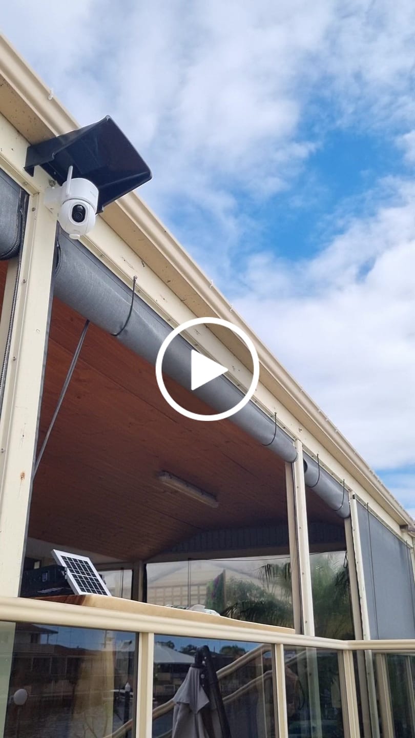Customer video review of Solar Camera Pro 3.0 WIFI®