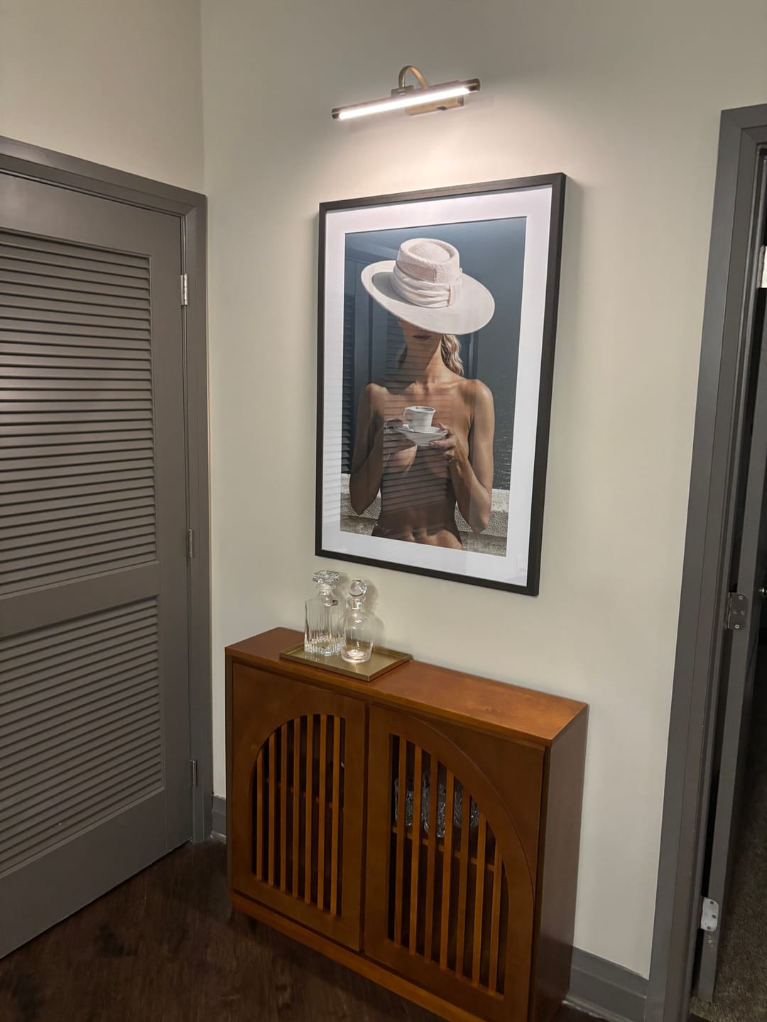Customer photo review of White Gallery Mat Board