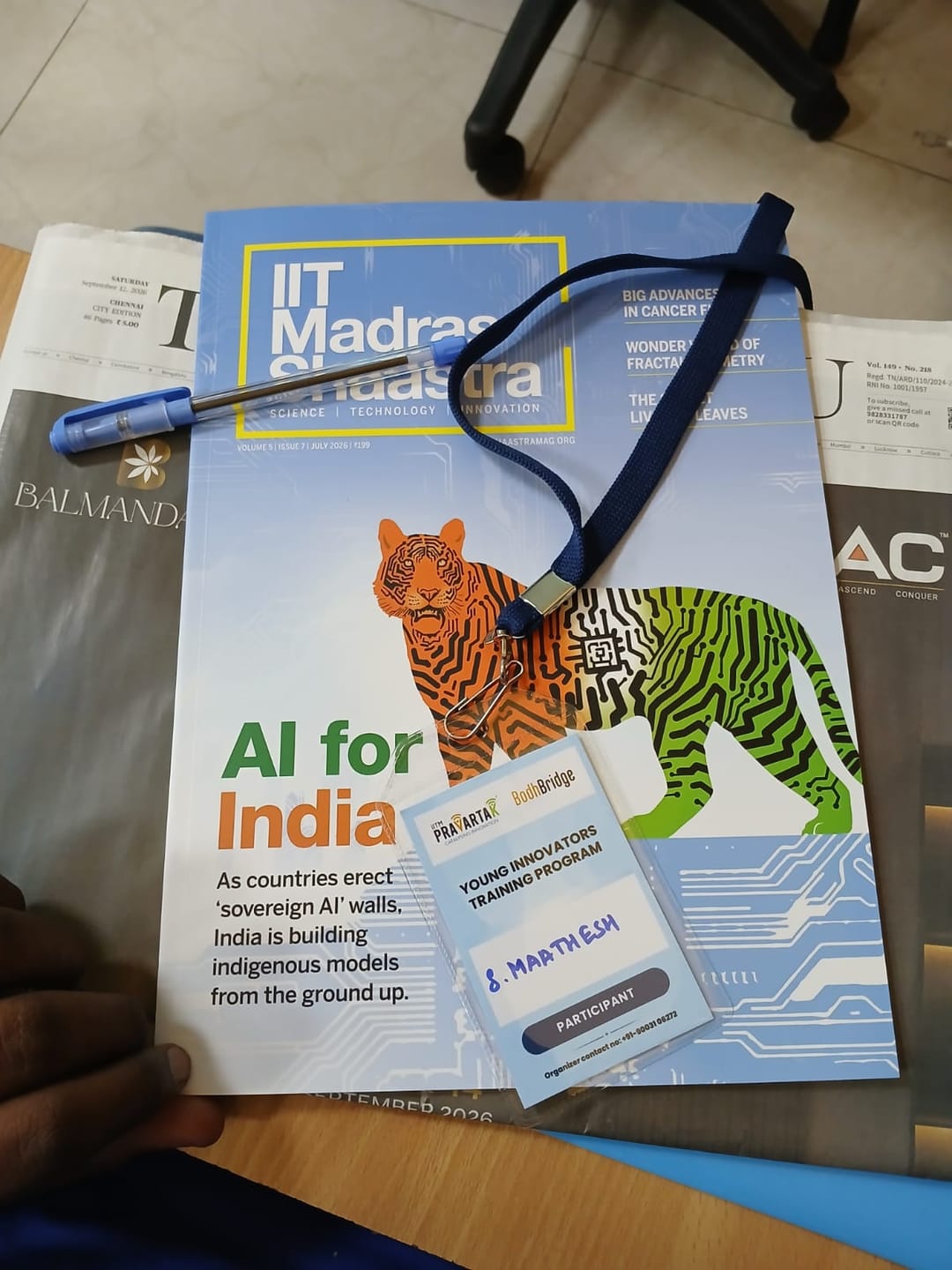 Customer photo review of Young Innovators Training Program  | IITM Pravartak & BodhBridge | In-person