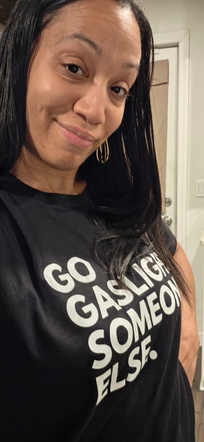 Customer photo review of Gaslight Unisex T-Shirt