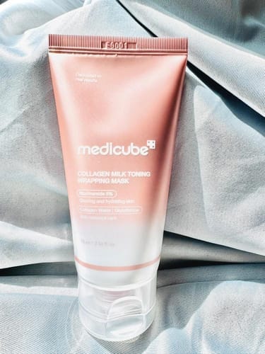 Customer photo review of Collagen Milky Glow Daytime Wrapping Mask