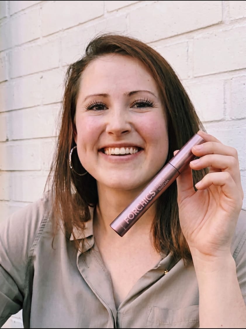 Customer photo review of Lash Growth Mascara