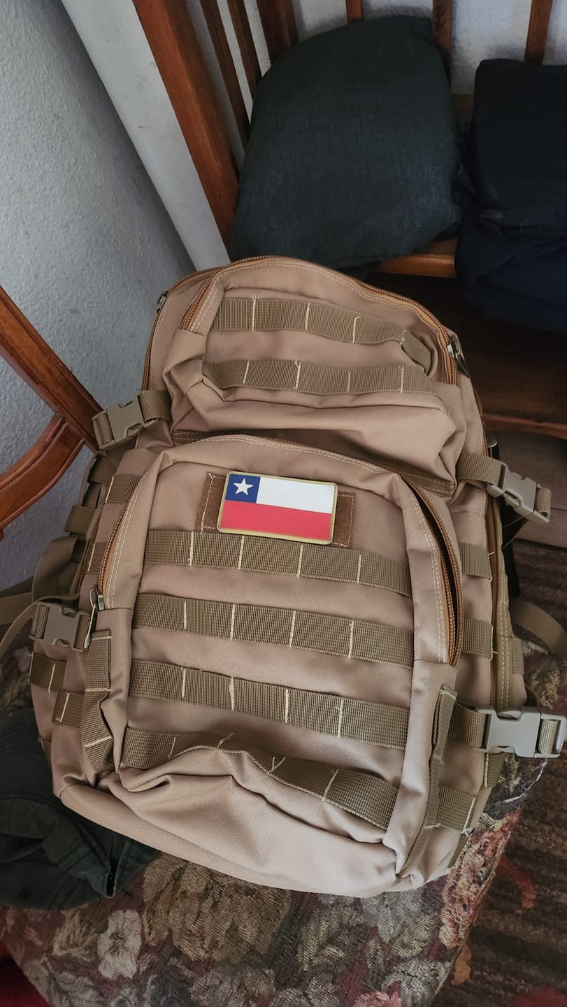 Customer photo review of MOCHILA TÁCTICA MILITAR OUTDOOR 50 LTS FABRICACIÓN NACIONAL