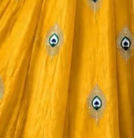 Customer photo review of Yellow Silk Embroidered Anarkali Gown