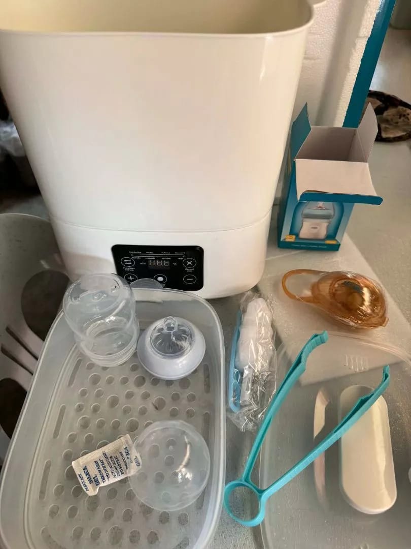 Customer photo review of 5 in 1 Baby Bottle Sterilizer With Drying Bottle Heater Capacity Auto Shut-Off