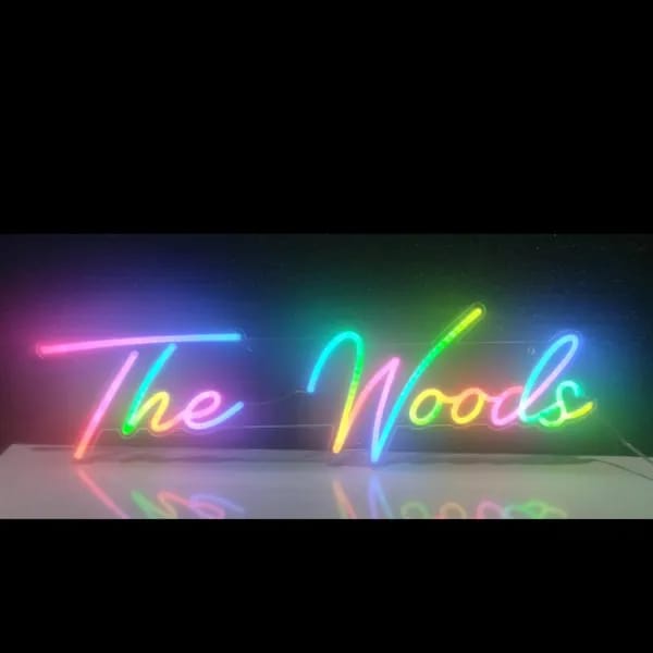 Customer photo review of Custom Neon: The Woods