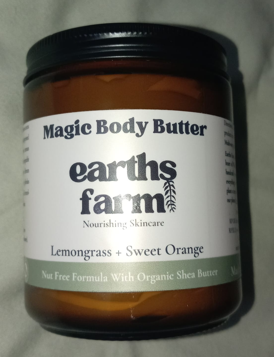 Customer photo review of Nature’s Complete Body Butter and Oil Set