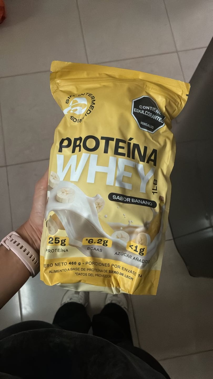 Customer photo review of Proteína Whey - Banano