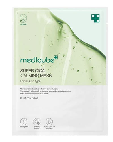 Customer photo review of Super Cica Calming Mask