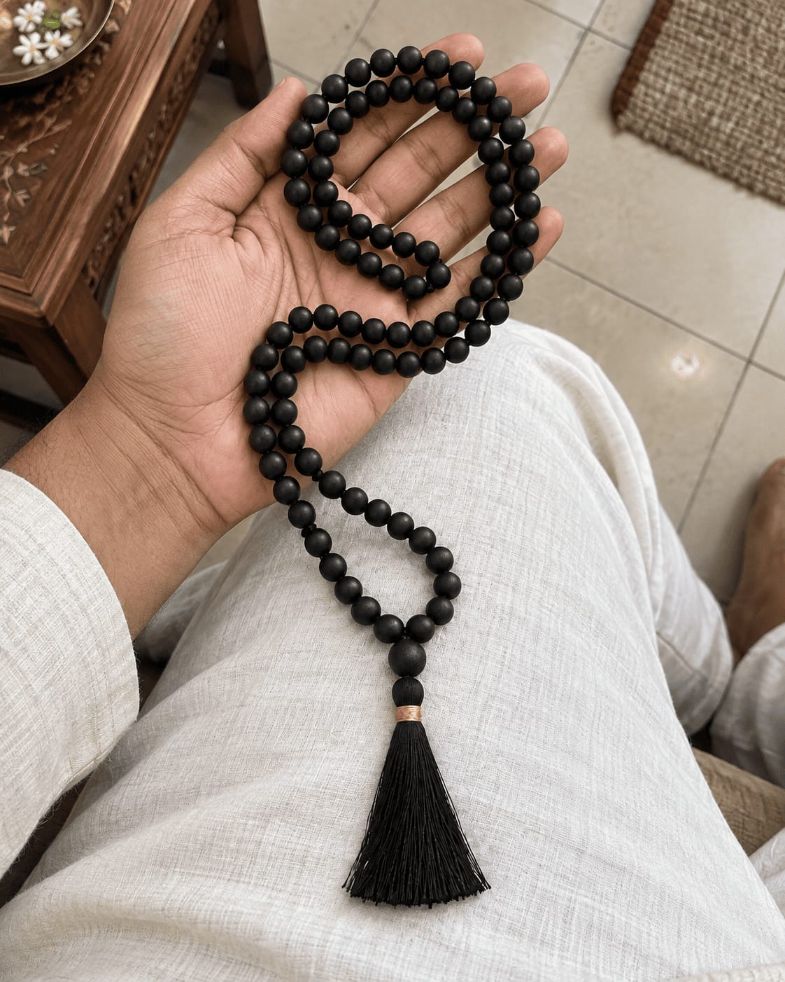 Customer photo review of Karungali Mala