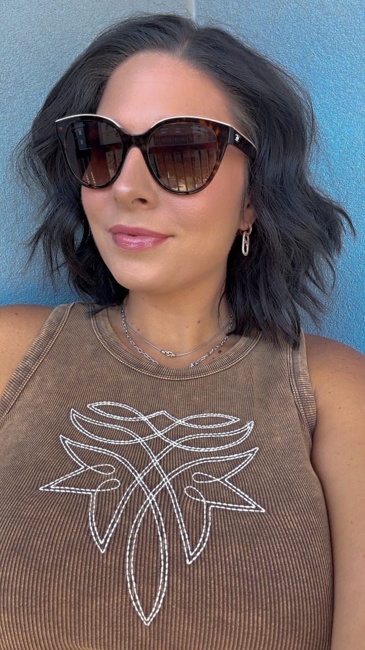 Customer photo review of Hillbetty Poptab Earrings