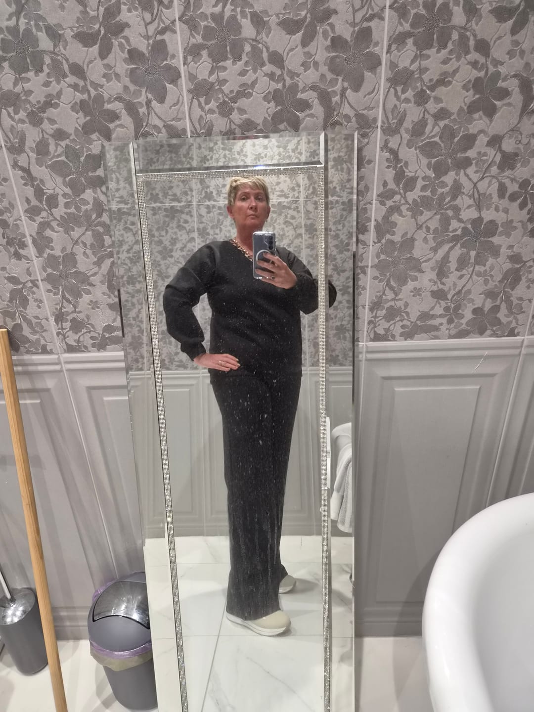 Customer photo review of Estella Black Tracksuit