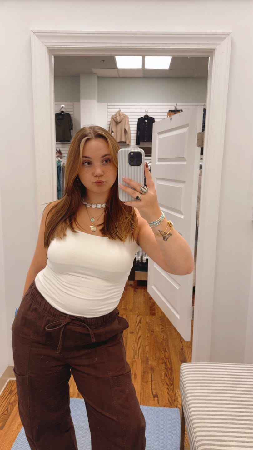 Customer photo review of Coin Pearl Necklace