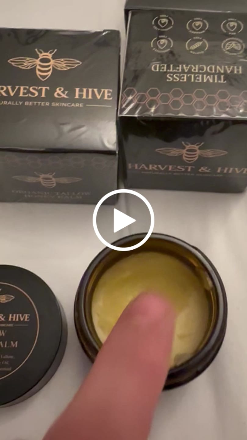 Customer video review of Harvest & Hive™ Organic Tallow Balm - Made in the UK 🇬🇧