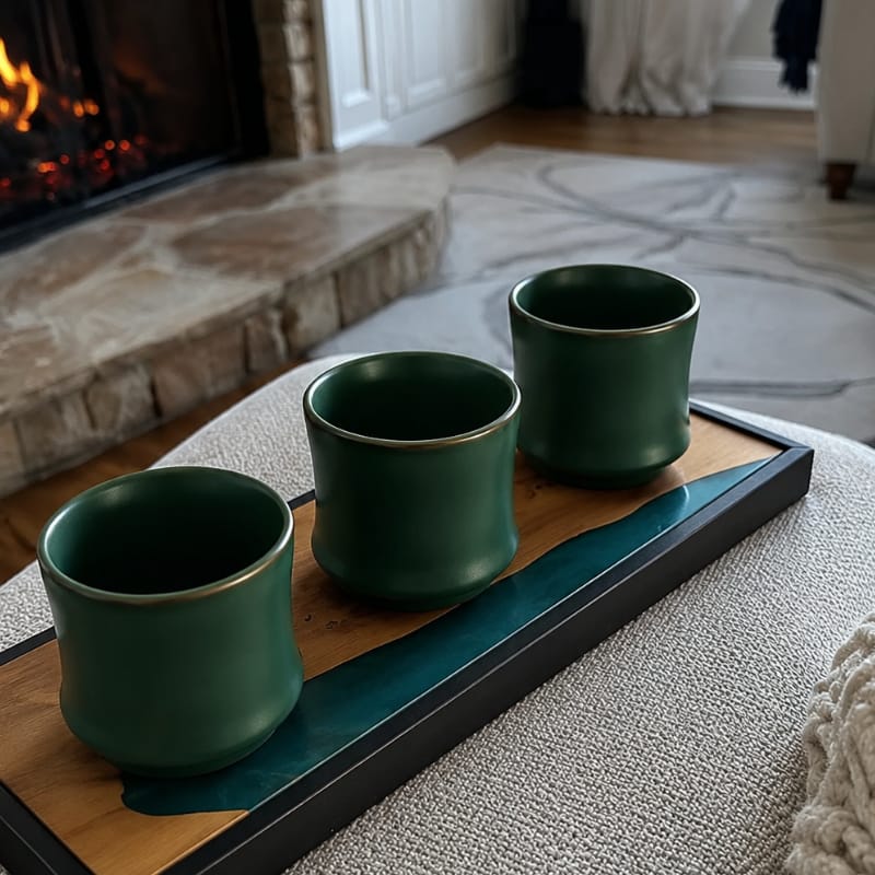 Customer photo review of Haruto Ceramic Bamboo Tea Cup